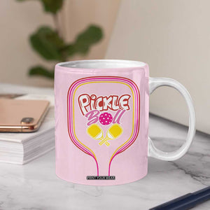 Pickleball Gifts For Women Coffee Mug Womens Pink Pickle Ball Lovers Player Coach TB10 Print Your Wear