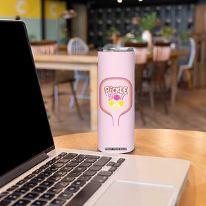 Pickleball Gifts For Women Skinny Tumbler Womens Pink Pickle Ball Lovers Player Coach TB10 Print Your Wear