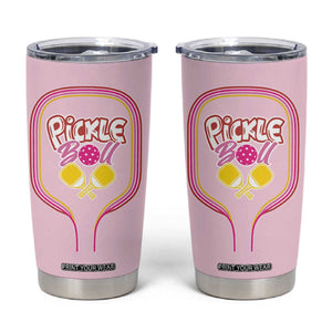 Pickleball Gifts For Women Tumbler Cup Womens Pink Pickle Ball Lovers Player Coach TB10 Pink Print Your Wear