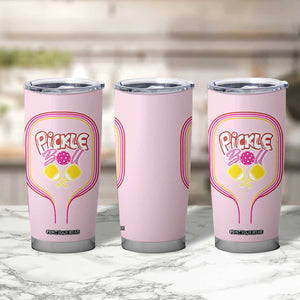 Pickleball Gifts For Women Tumbler Cup Womens Pink Pickle Ball Lovers Player Coach TB10 Print Your Wear