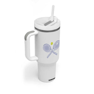 Funny Tennis Tumbler With Handle Tears Of The People I Beat At Tennis TB10 Print Your Wear