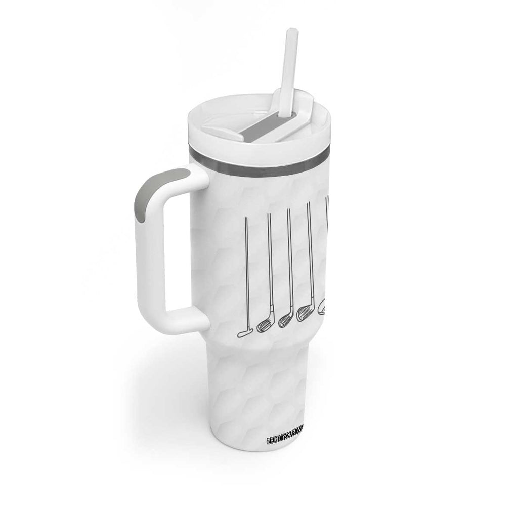 Funny Golfer Tumbler With Handle Golf Gifts for Dad Grandpa TB10 Print Your Wear