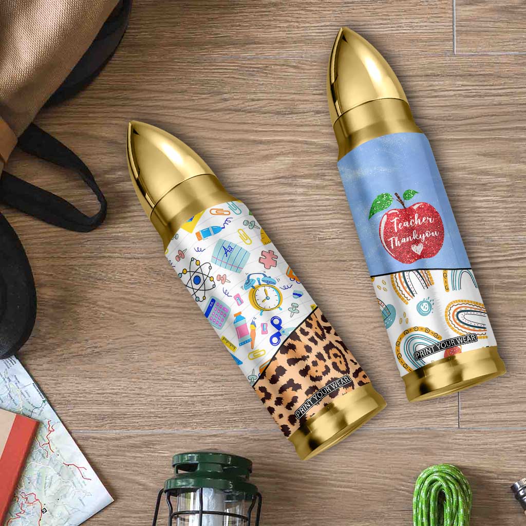 Teacher Bullet Tumbler Teaching Is A Work of Heart Teachers Day Appreciation Gifts TB10 Print Your Wear