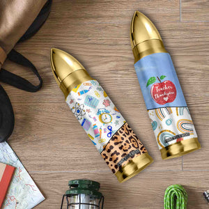 Teacher Bullet Tumbler Teaching Is A Work of Heart Teachers Day Appreciation Gifts TB10 Print Your Wear