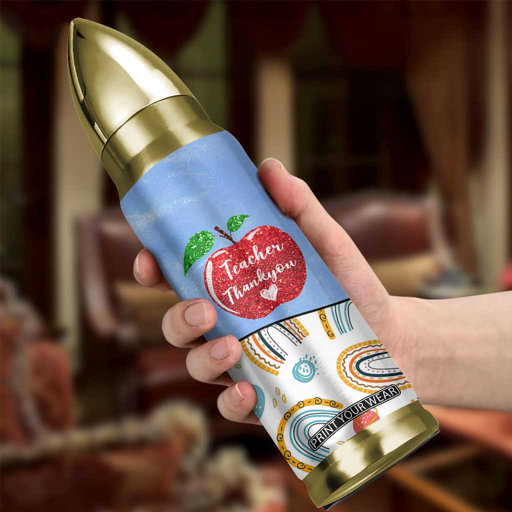 Teacher Bullet Tumbler Teaching Is A Work of Heart Teachers Day Appreciation Gifts TB10 Print Your Wear