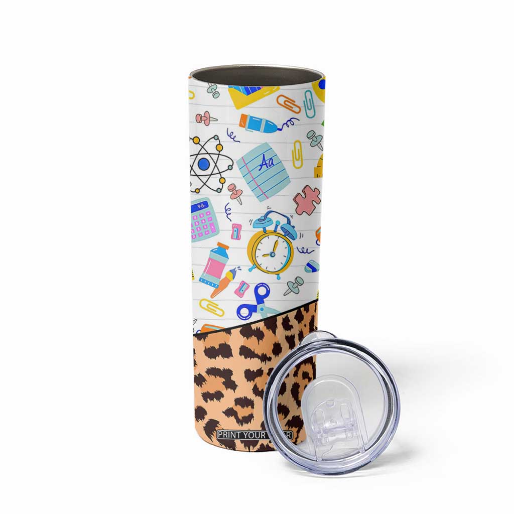 Teacher Skinny Tumbler Teaching Is A Work of Heart Teachers Day Appreciation Gifts TB10 Print Your Wear