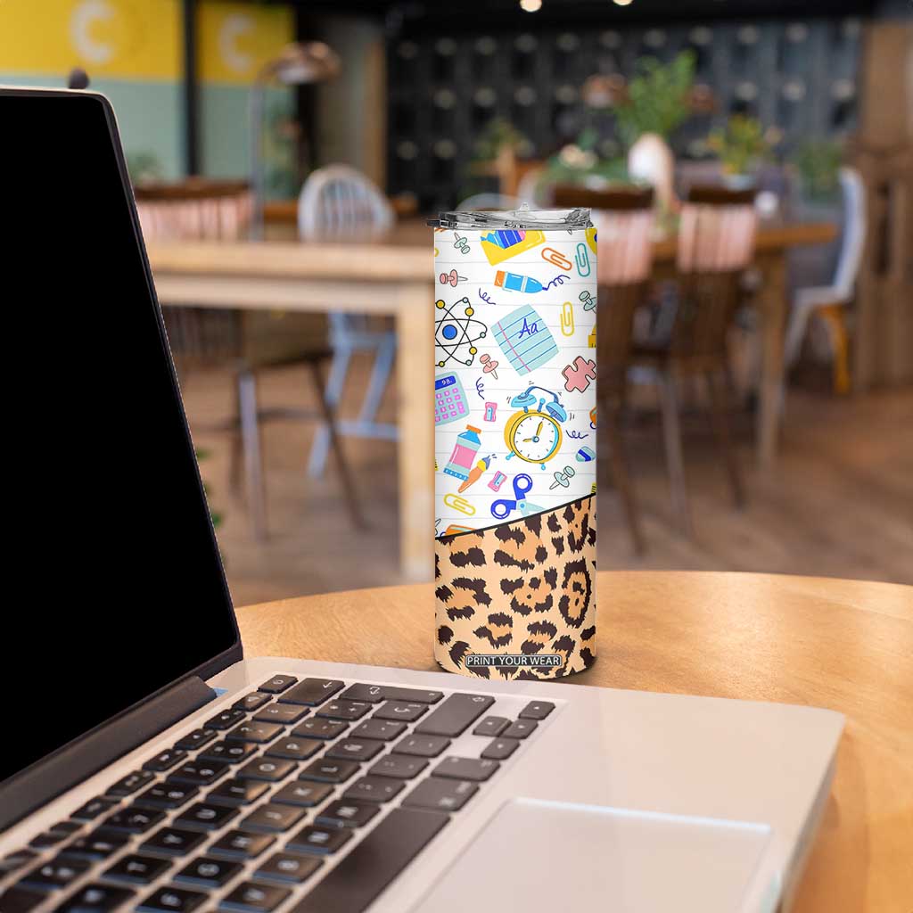Teacher Skinny Tumbler Teaching Is A Work of Heart Teachers Day Appreciation Gifts TB10 Print Your Wear