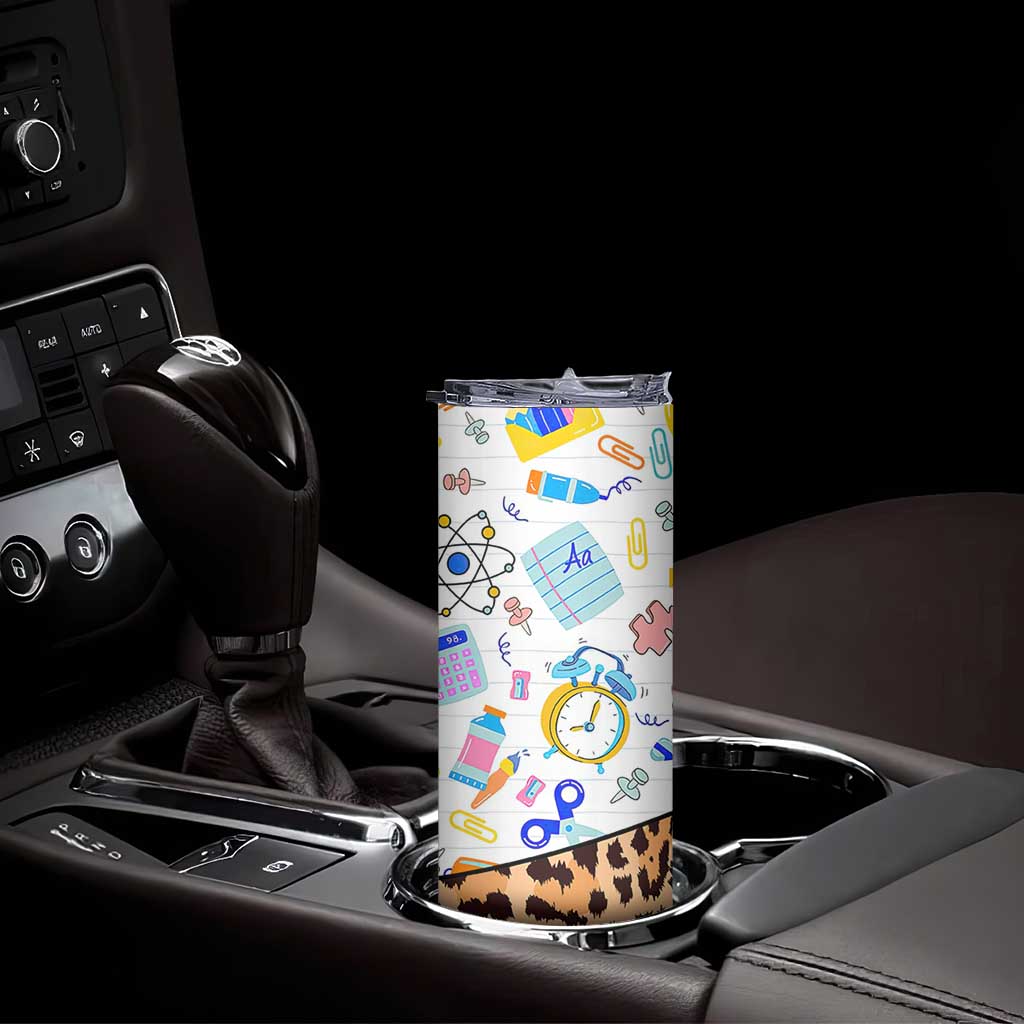 Teacher Skinny Tumbler Teaching Is A Work of Heart Teachers Day Appreciation Gifts TB10 Print Your Wear