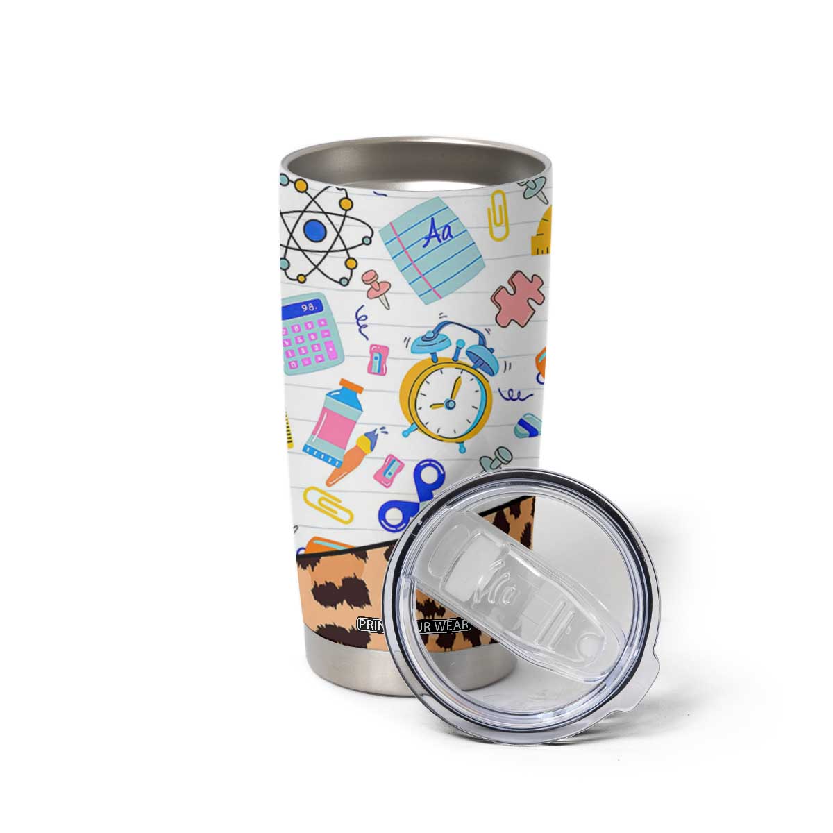 Teacher Tumbler Cup Teaching Is A Work of Heart Teachers Day Appreciation Gifts TB10 Print Your Wear