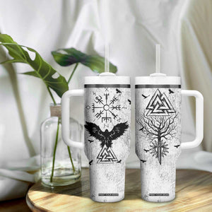 Viking Tumbler With Handle Raven Celtic Gift For Men Dad Son TB10 Print Your Wear