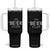 Funny Beer Tumbler With Handle It's Beer O'Clock TB10 One Size: 40 oz Black Print Your Wear