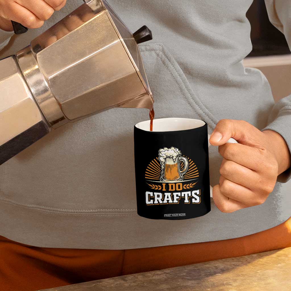 Craft Beer Coffee Mug Vintage I Do Crafts Home Brew American Flag TB10 Print Your Wear