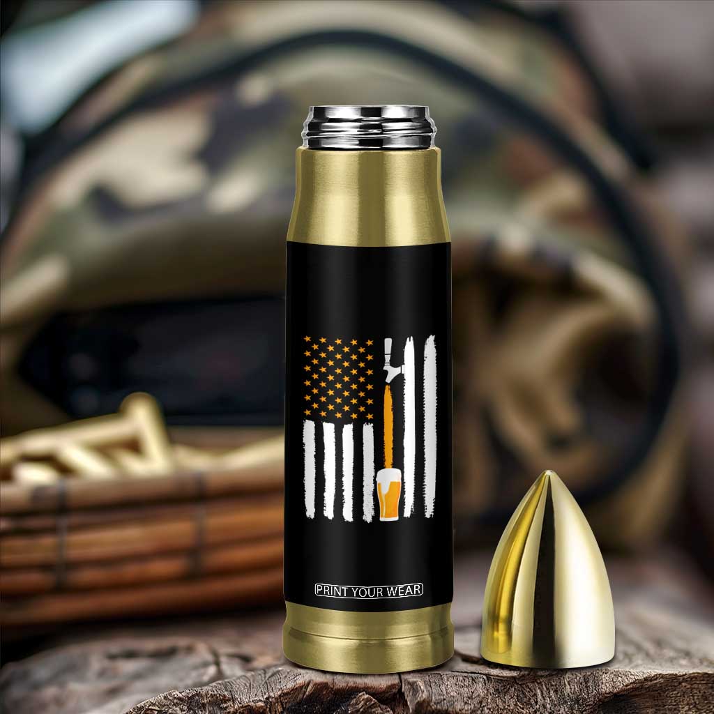 Craft Beer Bullet Tumbler Vintage I Do Crafts Home Brew American Flag TB10 Print Your Wear