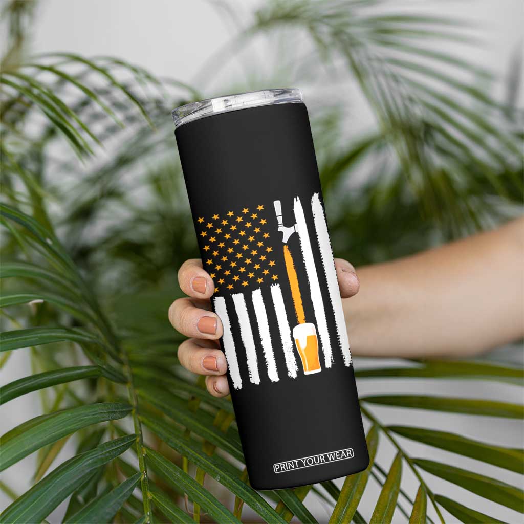Craft Beer Skinny Tumbler Vintage I Do Crafts Home Brew American Flag TB10 Print Your Wear