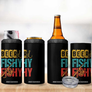 Fishing Gifts Fisherman 4 in 1 Can Cooler Tumbler Beer Fishy Fishy Dad Humor Fisherman TB10 Print Your Wear