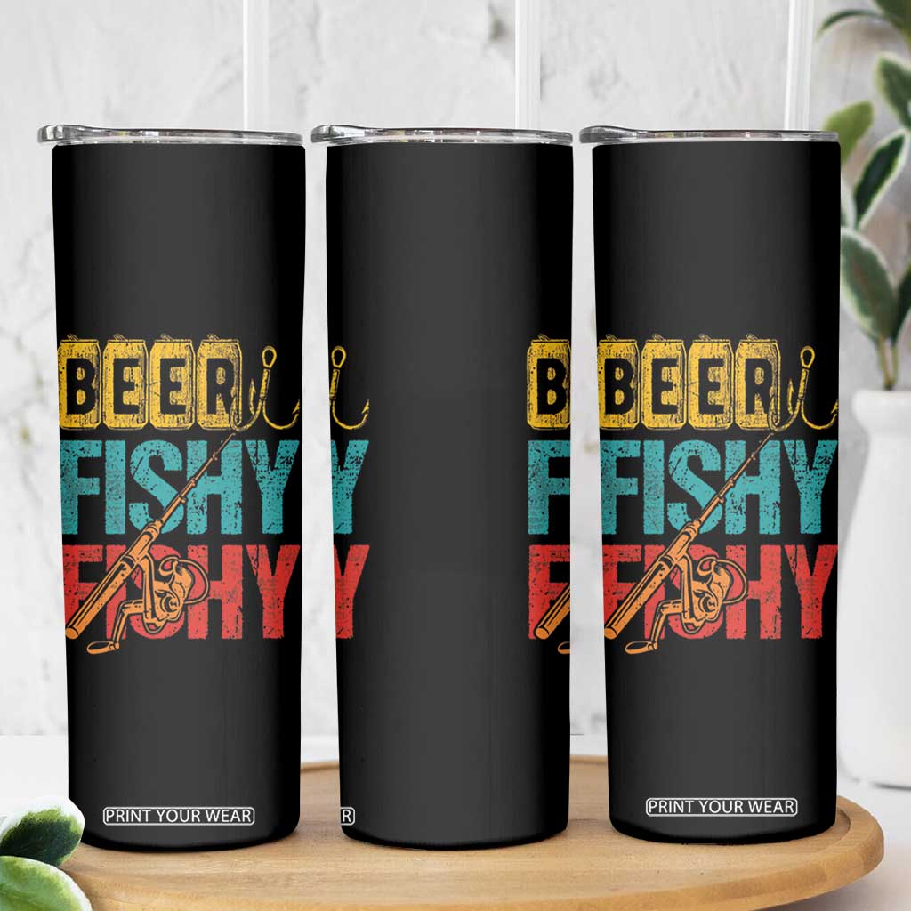 Fishing Gifts Fisherman Skinny Tumbler Beer Fishy Fishy Dad Humor Fisherman TB10 Print Your Wear