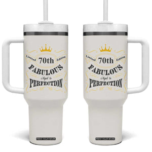 70th Birthday Gift Tumbler With Handle Turning 70 Gifts for Grandma Mom 1954 Mug TB10 One Size: 40 oz Cream Print Your Wear