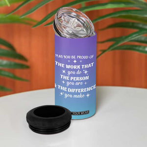 Thank You Gifts For Women 4 in 1 Can Cooler Tumbler May You Be Proud Of The Work You Do Thanks Retirement Goodbye Farewell Gift TB10 Print Your Wear