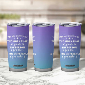Thank You Gifts For Women Tumbler Cup May You Be Proud Of The Work You Do Thanks Retirement Goodbye Farewell Gift TB10 Print Your Wear