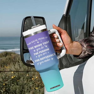 Thank You Gifts For Women Tumbler With Handle May You Be Proud Of The Work You Do Thanks Retirement Goodbye Farewell Gift TB10 Print Your Wear
