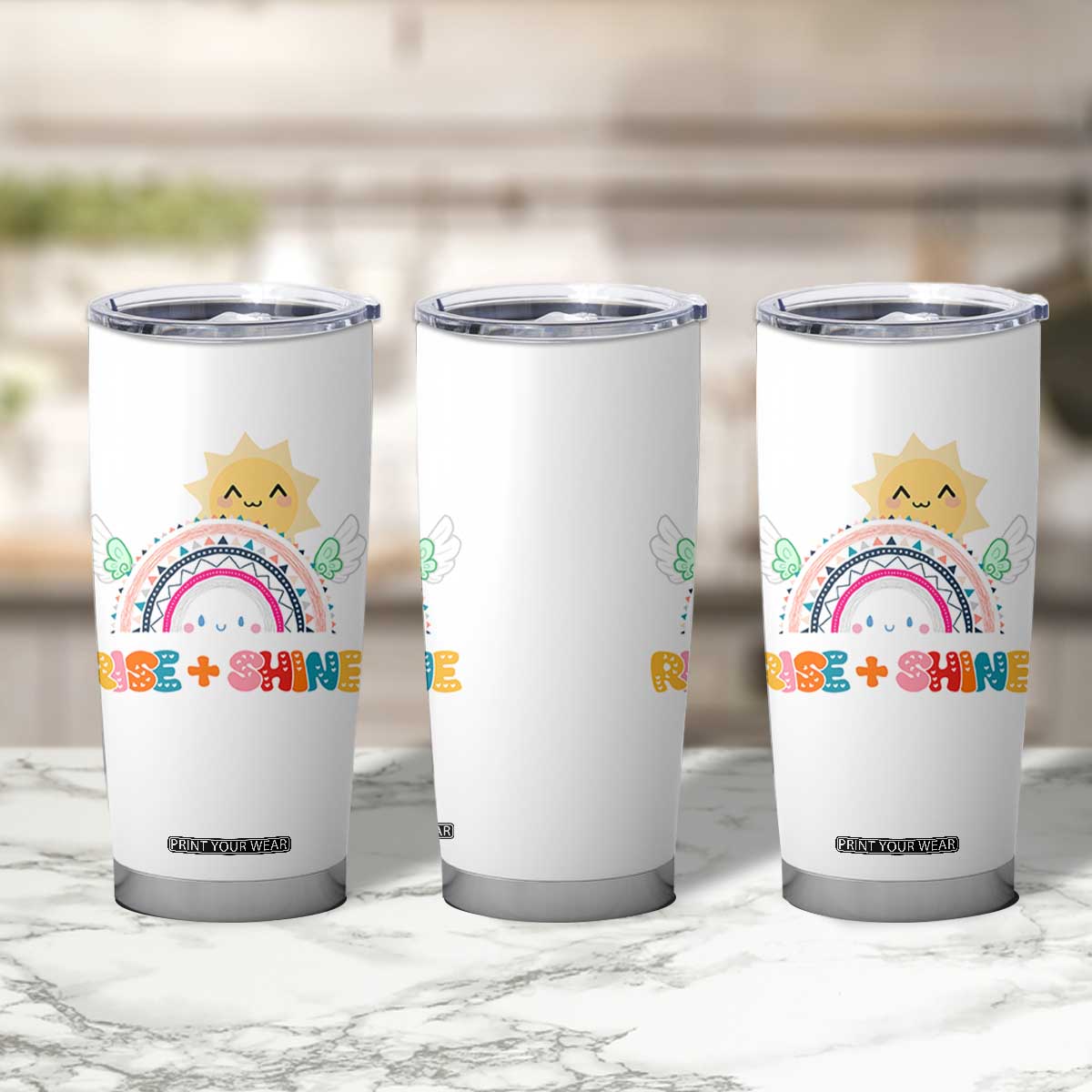Motivation Gifts Tumbler Cup Rise And Shine TB10 Print Your Wear