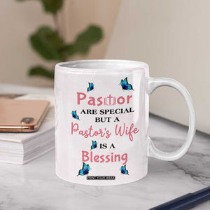 Pastor Wife Appreciation Gifts Coffee Mug Pastors Wives Gifts Christian Flower Cross TB10 Print Your Wear