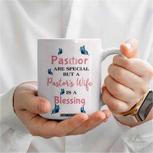 Pastor Wife Appreciation Gifts Coffee Mug Pastors Wives Gifts Christian Flower Cross TB10 Print Your Wear