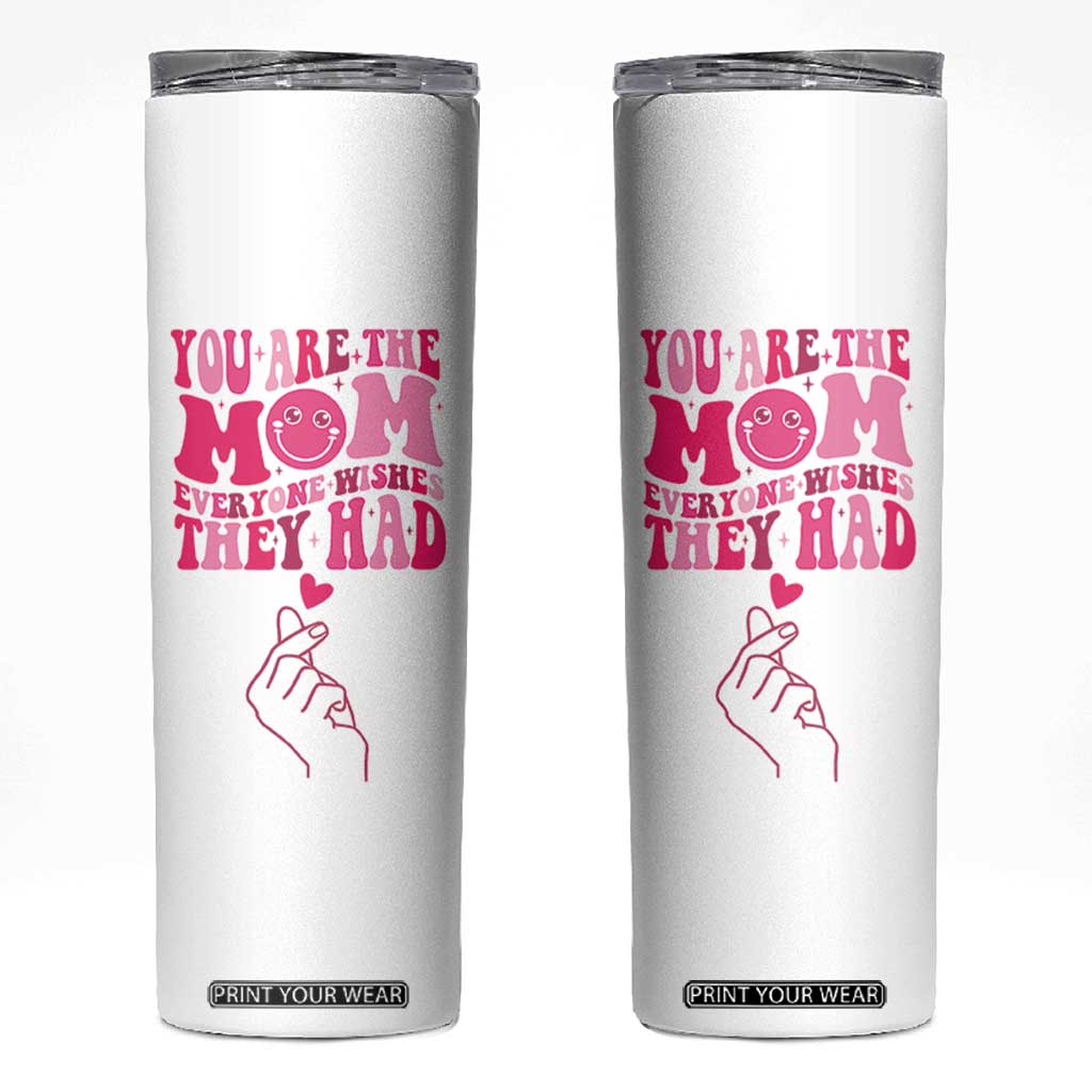 Funny Mom Birthday Gift Skinny Tumbler Cute Valentines Mothers Day Present From Daughter Son TB10 White Print Your Wear