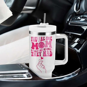 Funny Mom Birthday Gift Tumbler With Handle Cute Valentines Mothers Day Present From Daughter Son TB10 Print Your Wear