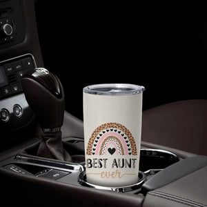 Gift For Aunt Tumbler Cup Best Aunt Ever Leopard Print TB10 Print Your Wear