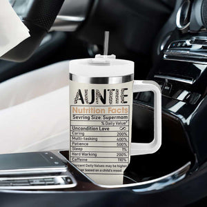 Gift For Aunt Tumbler With Handle Best Aunt Ever Leopard Print TB10 Print Your Wear