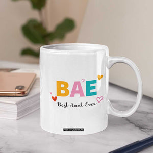 Aunt Gifts Coffee Mug Aunts Gifts For Birthday Christmas Mothers Day Best Aunt Ever TB10 Print Your Wear