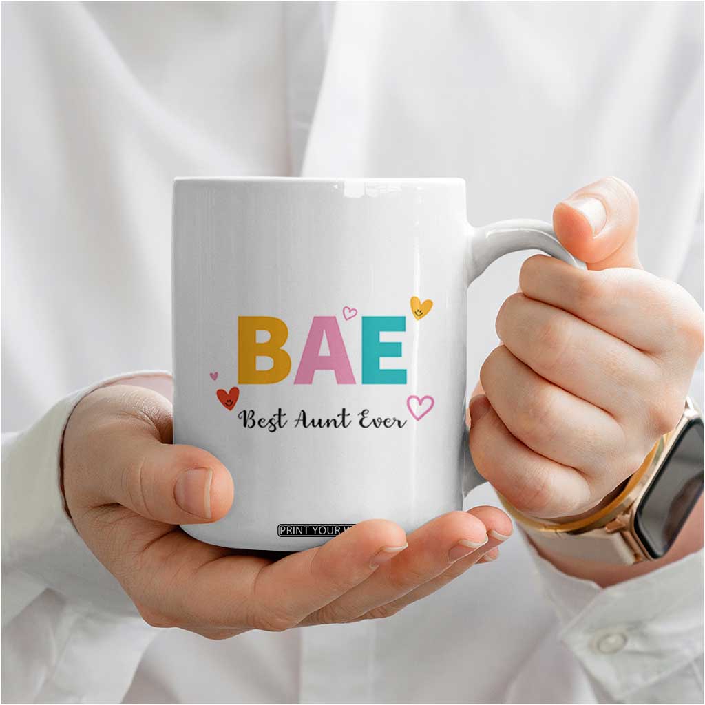 Aunt Gifts Coffee Mug Aunts Gifts For Birthday Christmas Mothers Day Best Aunt Ever TB10 Print Your Wear