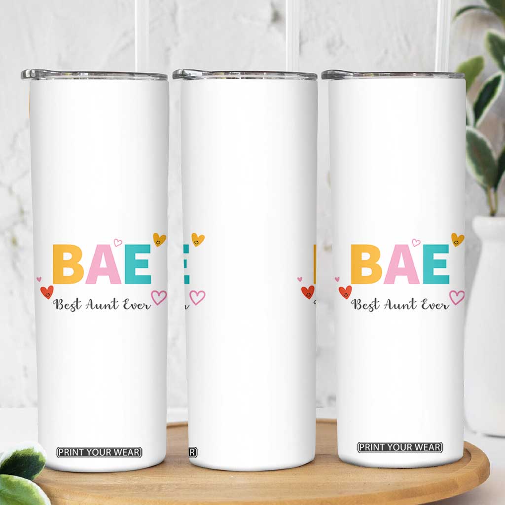 Aunt Gifts Skinny Tumbler Aunts Gifts For Birthday Christmas Mothers Day Best Aunt Ever TB10 Print Your Wear