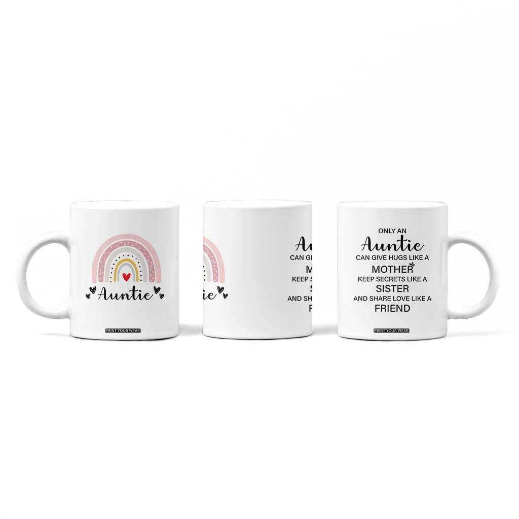 Auntie Gifts Coffee Mug Aunts Gifts For Birthday Christmas Mothers Day TB10 Print Your Wear