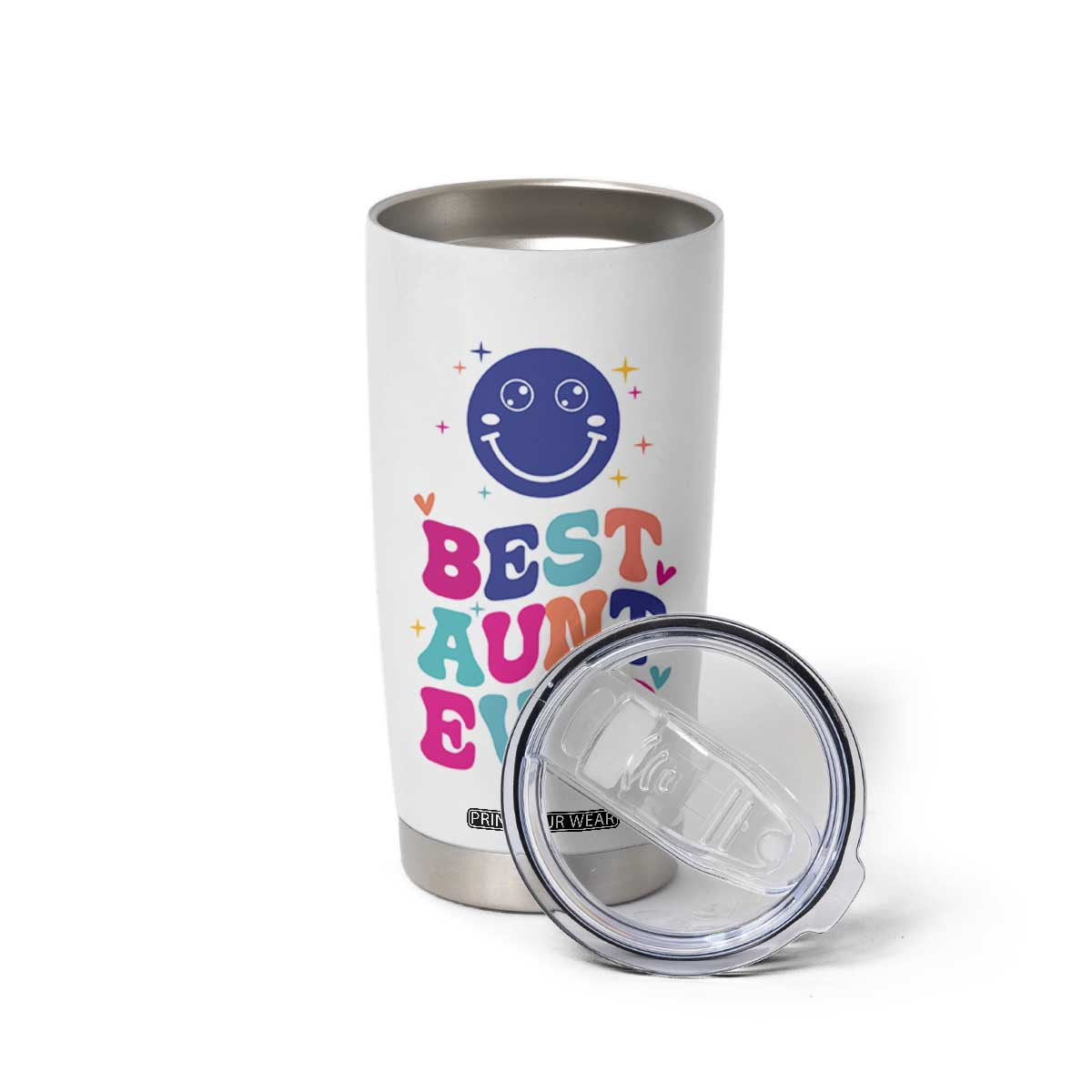 Aunt Gift Ideas Tumbler Cup Best Auntie Ever Christmas Birthday Present TB10 Print Your Wear