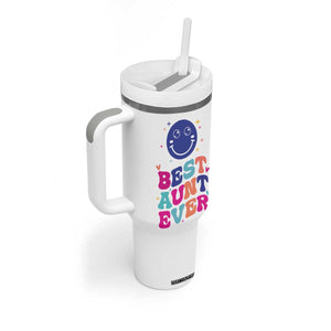 Aunt Gift Ideas Tumbler With Handle Best Auntie Ever Christmas Birthday Present TB10 Print Your Wear