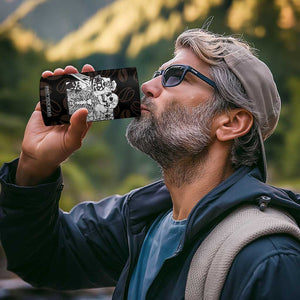 Skeleton Drinking Coffee 4 in 1 Can Cooler Tumbler Touch My Coffee And I Will Drink It From Your Skull TB10 Print Your Wear