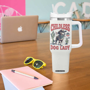 Childless Dog Ladies For Kamala Harris 2024 Tumbler With Handle Gifts for Pet Lovers TB10 Print Your Wear
