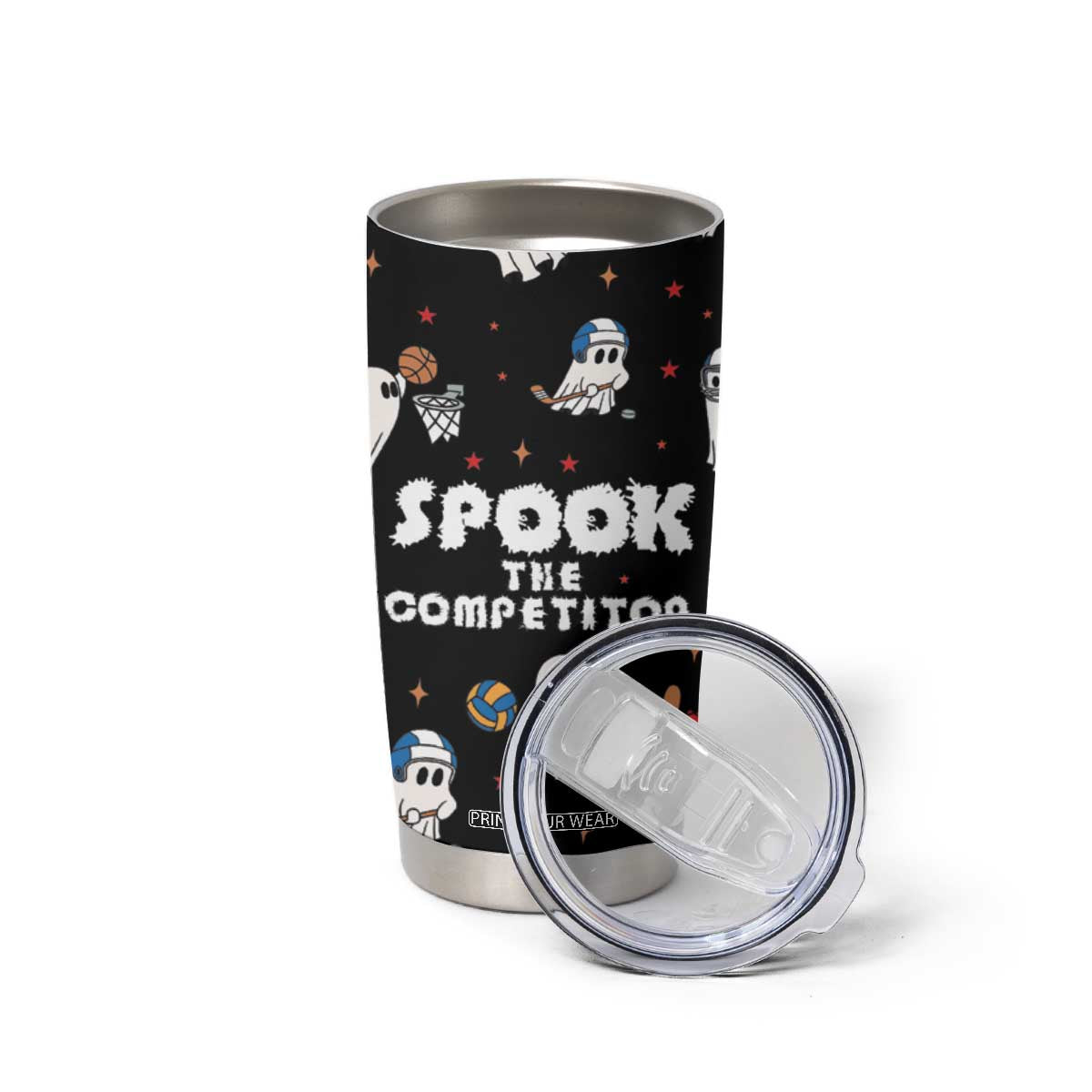 Halloween Spooky Sport Ghost Tumbler Cup TB10 Print Your Wear
