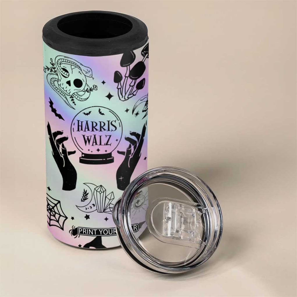 Witches for Kamala 4 in 1 Can Cooler Tumbler Feminist Gift Witchy Decor Witch Coffee Cup Fortune Teller TB10 Print Your Wear