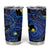 Halloween Starry Night Black Cat Tumbler Cup Funny Childless Cat Lady With Trump Hair Vote Kamala 2024 TB10 Blue Print Your Wear