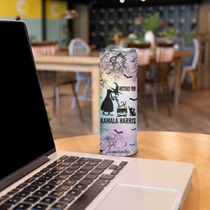 Witches for Kamala Harris 2024 Skinny Tumbler Halloween Witch US President Election Feminist Gothic TB10 Print Your Wear