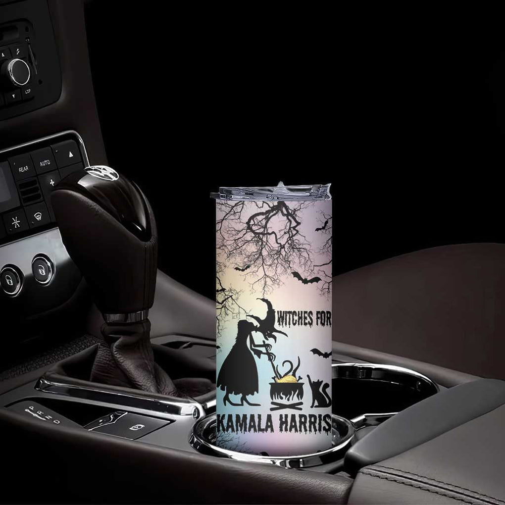 Witches for Kamala Harris 2024 Skinny Tumbler Halloween Witch US President Election Feminist Gothic TB10 Print Your Wear