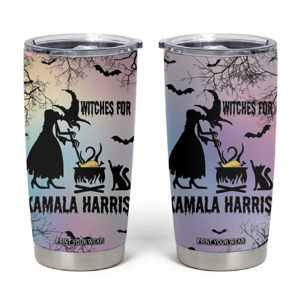 Witches for Kamala Harris 2024 Tumbler Cup Halloween Witch US President Election Feminist Gothic TB10 Gradient Print Your Wear