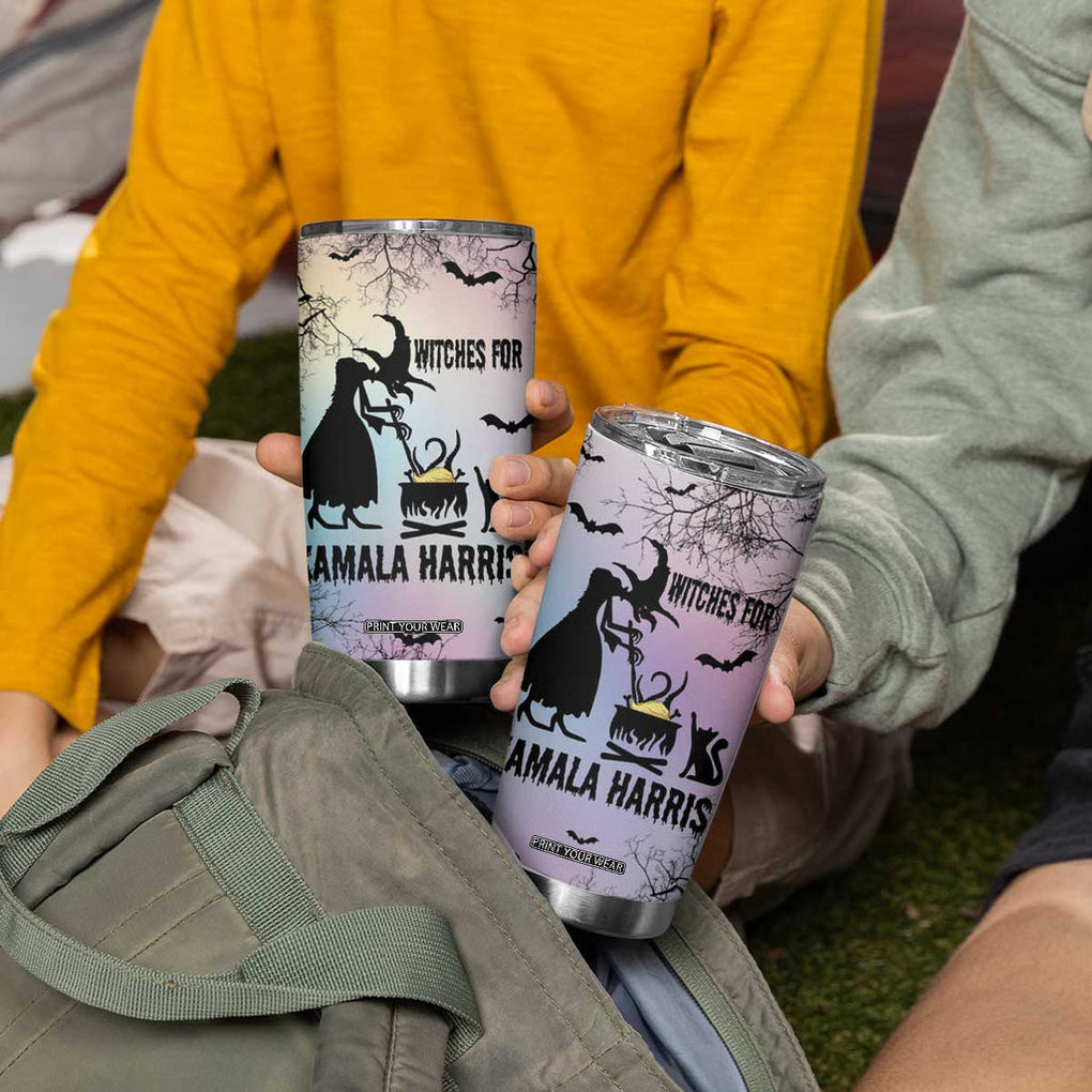 Witches for Kamala Harris 2024 Tumbler Cup Halloween Witch US President Election Feminist Gothic TB10 Print Your Wear