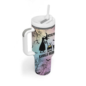 Witches for Kamala Harris 2024 Tumbler With Handle Halloween Witch US President Election Feminist Gothic TB10 Print Your Wear