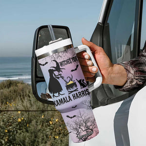 Witches for Kamala Harris 2024 Tumbler With Handle Halloween Witch US President Election Feminist Gothic TB10 Print Your Wear