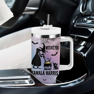 Witches for Kamala Harris 2024 Tumbler With Handle Halloween Witch US President Election Feminist Gothic TB10 Print Your Wear
