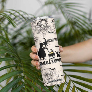 Witches for Kamala Harris 2024 Skinny Tumbler Halloween Witch 47 th President USA America Election Feminist Gothic TB10 Print Your Wear
